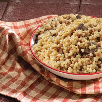 Mushroom Egg Barley Pasta