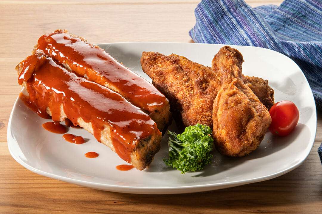 Skinless Southern Fried Chicken & Rib