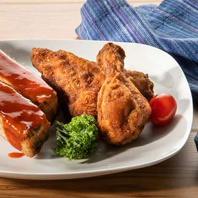 Skinless Southern Fried Chicken & Rib