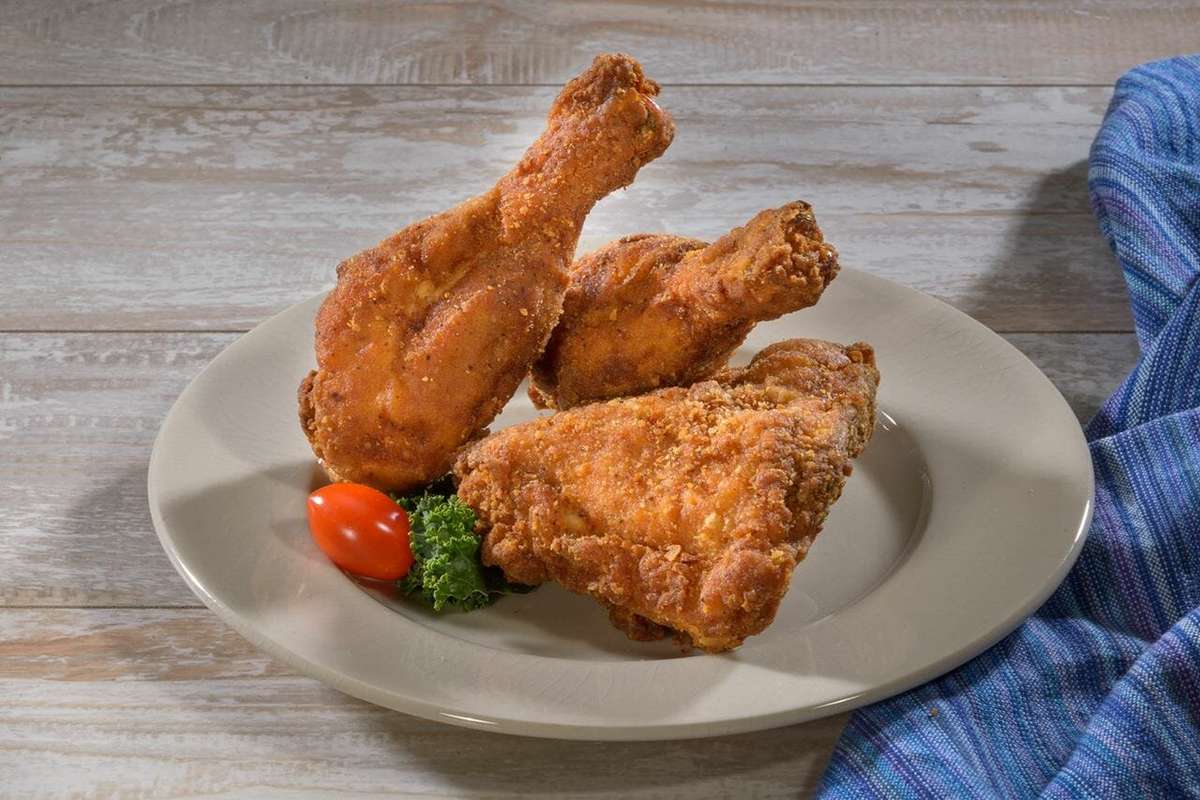 3 pcs Dark Meat Chicken Skinless Southern Fried