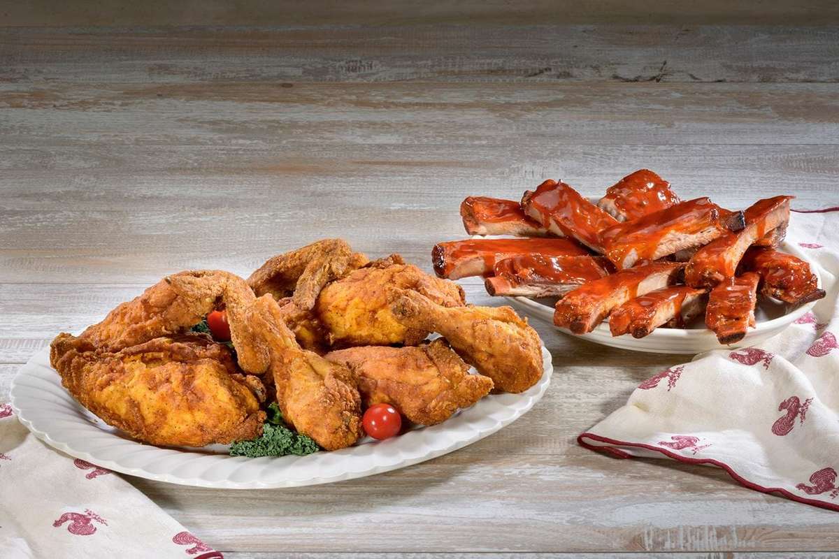Mini Chicken & Rib Combo – Skinless Southern Fried