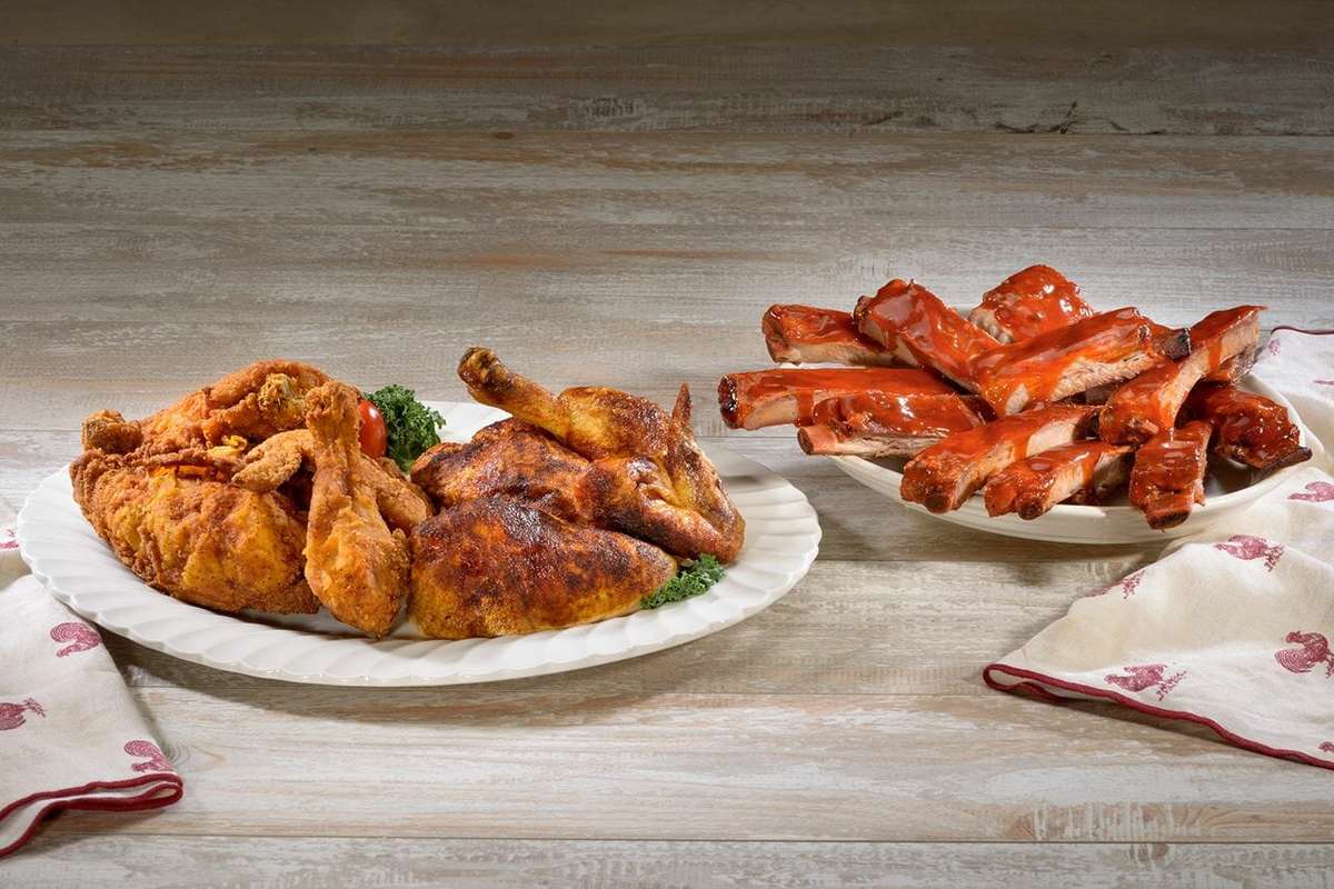 Mini Chicken & Rib Combo Split