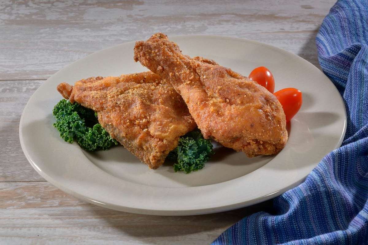 1/4 Dark Meat Skinless Southern Fried Chicken