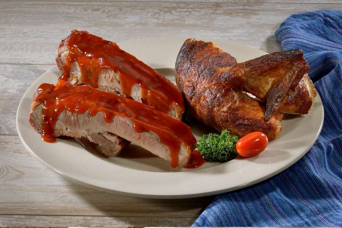 Rotisserie Chicken & Rib