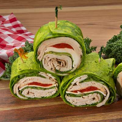 Grilled Chicken, Roasted Red Peppers & Fresh Mozzarella Wrap