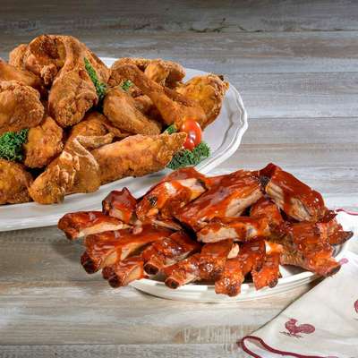 Super Chicken & Rib Combo – Skinless Southern Fried